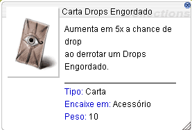 Carta Drops Engordado