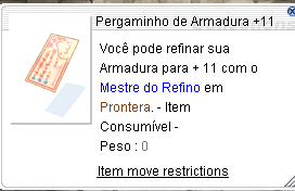 Pergaminho de Armadura +11