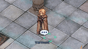 Varmundt entregando a recompensa do primeiro andar